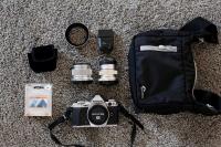 Olympus OM-D E-M5 Mark II Silver Camera Body + 2 Olympus M Zuiko Lenses + Lowepro bag NEAR NEW Olympus OM-D E-M5 Mark II Silver Camera Body + 2 Olympus M Zuiko Lenses + Lowepro bag NEAR NEW