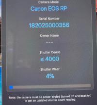 Canon EOS RP (Body only) and Adaptor for Sale