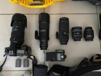 Nikon F mount professional camera, lenses and equipment cost $10,800 new