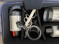 Hensel Ingtegra 500 Monologhts x 3 + light shapers and stands + Bag and extras