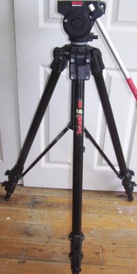 Manfrotto Art. 161B Pro Heavy Duty Tripod with 116 Pro Fluid head & Large mounting QR plate