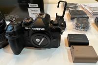 OM Systems OM-1 digital mirrorless camera with 12-40mm f2.8 Pro II lens