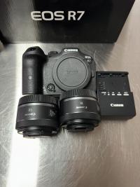 Canon EOS R7 32.5MP w/RF 16mm f/2.8 STM and RF 50mm f1.8mm