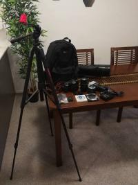 Canon EOS 7D 18.0 MP Camera + 2 x Lenses + Flash Light + Bag + Tripod