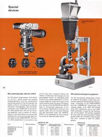 Leitz Aristophot Apparatus For Photography & Macrography 1969-Catalog 