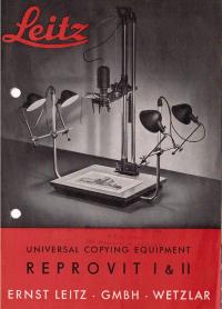 Leitz Reprovit I & II [Catalog] 1952