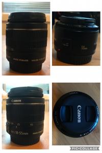 Canon EOS 60D with 3 lenses