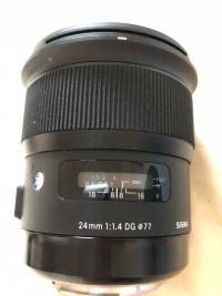 Sigma 24mm 1.4 art lens