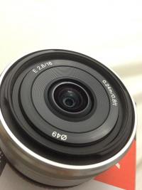Sony SEL16F28 16 mm F2.8 (E-Mount) Lens with the Ultra Wide Angle Converter