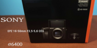 sony a6400 with 16/50mm f3.5 kit lens