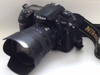 Nikon D200 with lens