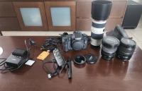 Canon EOS 7D with Canon lenses