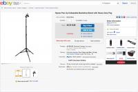 Popup green / blue screen, heavy duty clip and stand