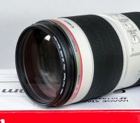 Canon EF 70-200mm f/2.8L IS II USM w/ Lens Case, Hood, Filter AS NEW Canon EF 70-200mm f/2.8L IS II USM w/ Lens Case, Hood, Filter AS NEW