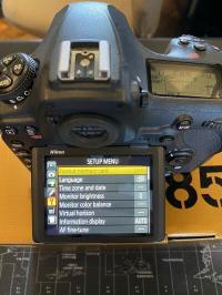 Nikon D850 45.7 MP Digital SLR Camera - Black Body Only,LOW Shutter