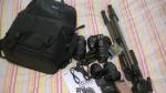 Nikon D5300 body + 4 lenses + tripod + camera bag