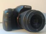 Sony Alpha 65 DLSR (2 Lens bundle with battery, charger case and strap)