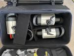 Hensel Ingtegra 500 Monologhts x 3 + light shapers and stands + Bag and extras