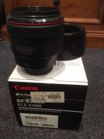 Canon 85mm f1.2 L series