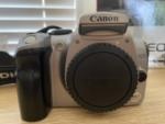 Canon EOS 300D Digital Camera body, battery pack, neck strap, user guides