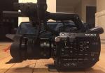 Sony FS5 camera with lens