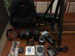 Canon EOS 7D 18.0 MP Camera + 2 x Lenses + Flash Light + Bag + Tripod