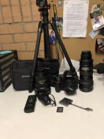 Nikon d850 with lenses and accessories 