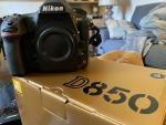 Nikon D850 45.7 MP Digital SLR Camera - Black (Body Only)