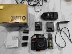 Nikon D810 body with lens and battery, flash